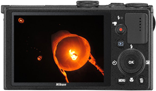 Компактный фотоаппарат Nikon Coolpix P330 Black - вид сзади