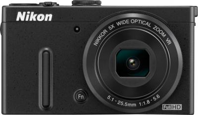 Компактный фотоаппарат Nikon Coolpix P330 Black - вид спереди