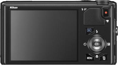 Компактный фотоаппарат Nikon Coolpix S9400 Black - вид сзади