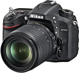 Зеркальный фотоаппарат Nikon D7100 Kit 18-105mm - общий вид