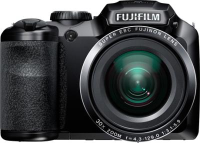 Компактный фотоаппарат Fujifilm FinePix S4800 Black - вид спереди