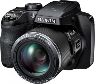 Компактный фотоаппарат Fujifilm FinePix S8300 Black - общий вид