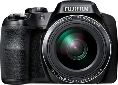 Компактный фотоаппарат Fujifilm FinePix S8300 Black - вид спереди