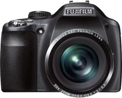 Компактный фотоаппарат Fujifilm FinePix SL310 Black - вид спереди