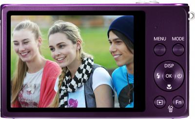 Компактный фотоаппарат Samsung ST88 Purple (EC-ST88ZZFPLRU) - вид сзади