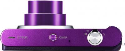 Компактный фотоаппарат Samsung ST88 Purple (EC-ST88ZZFPLRU) - вид сверху