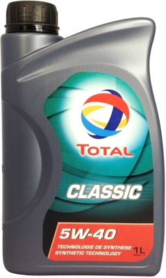 Моторное масло Total Classic 5W40 / 164796 / 213730 (1л)