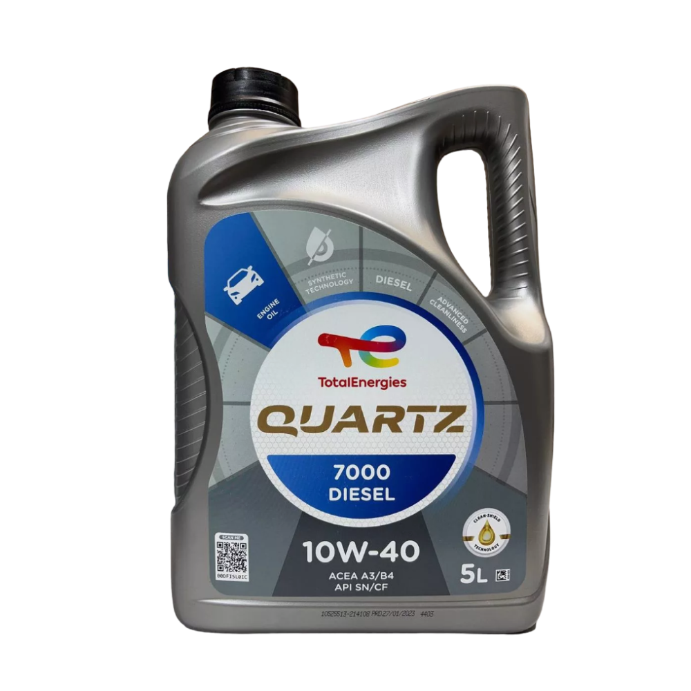 Моторное масло Total Quartz 7000 Diesel 10W40 / 201524 / 214108 (5л)