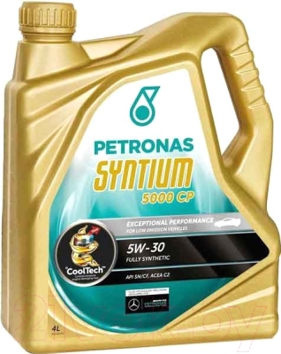 Моторное масло Petronas Syntium 5000 CP 5W30 / 18314004 (4л)