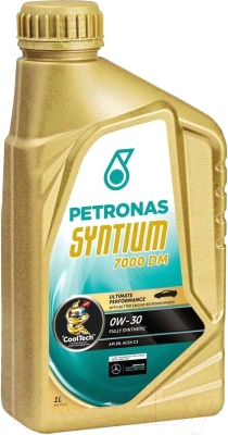 Моторное масло Petronas Syntium 7000 DM 0W30 / 18341616  (1л)
