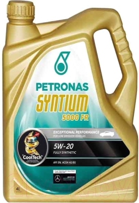 Моторное масло Petronas Syntium 5000 FR 5W20 / 18374004 (4л)