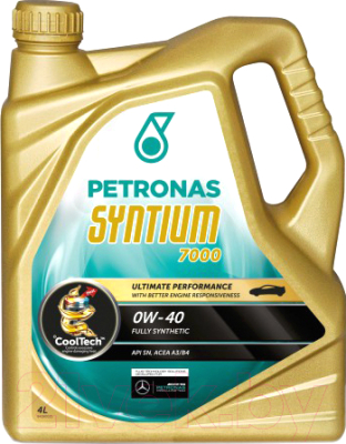 Моторное масло Petronas Syntium 7000 0W40 / 18384019 (4л)