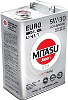 Моторное масло Mitasu Motor Euro Diesel 5W30 / MJ-210-4 (4л) - 