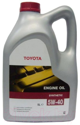 Моторное масло Toyota Engine Oil 5W40 / 0888080375GO (5л)