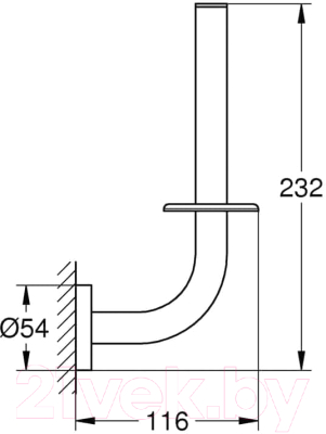 Держатель для туалетной бумаги GROHE Essentials 40385001