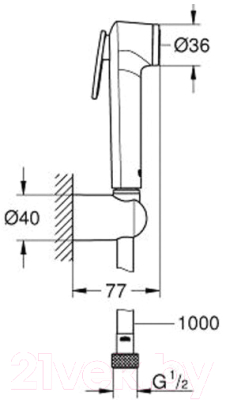 Гигиенический душ GROHE Tempesta-F Trigger Spray 26352000