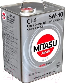 Моторное масло Mitasu Ultra Diesel 5W40 / MJ-212-6 (6л)