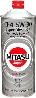 Моторное масло Mitasu Super Diesel 5W30 / MJ-220-1 (1л)