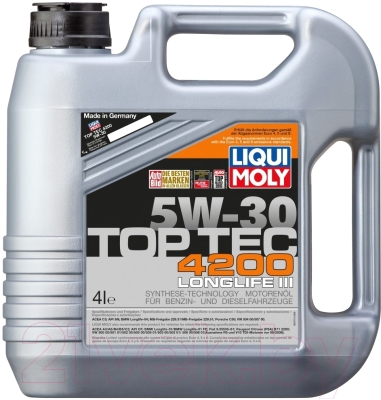 Моторное масло Liqui Moly Top Tec 4200 5W30 / 3715 (4л)