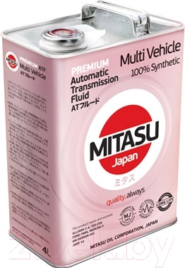 Трансмиссионное масло Mitasu Premium MV ATF / MJ-328-4 (4л)