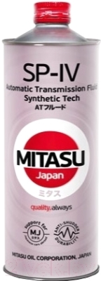 Трансмиссионное масло Mitasu ATF SP-IV Synthetic Tech / MJ-332-1 (1л)