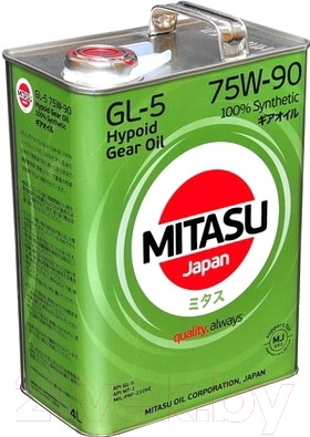 Трансмиссионное масло Mitasu Gear Oil 75W90 / MJ-410-4 (4л)