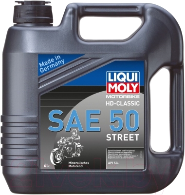 Моторное масло Liqui Moly Motorbike HD-Classic SAE 50 Street / 1230 (4л)