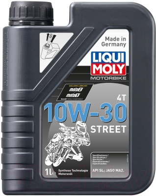 Моторное масло Liqui Moly Motorbike 4T Street 10W30 / 2526 (1л)