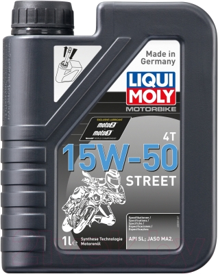 Моторное масло Liqui Moly Motorbike 4T Street 15W50 (1л)