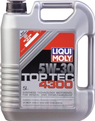 Моторное масло Liqui Moly Top Tec 4300 5W30 / 2324 (5л)