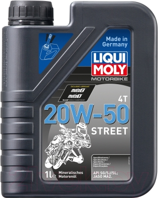 Моторное масло Liqui Moly Motorbike 4T 20W50 Street / 1500 (1л)