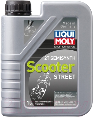 Моторное масло Liqui Moly Motorbike 2T Semisynth Scooter Street / 1621 (1л)