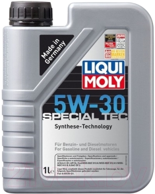 Моторное масло Liqui Moly Special Tec 5W30 / 9508/1163 (1л)