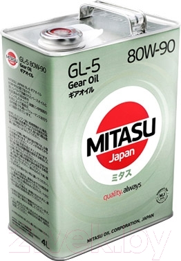 Трансмиссионное масло Mitasu Gear Oil 80W90 / MJ-431-4 (4л)
