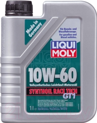 Моторное масло Liqui Moly Synthoil Race Tech GT1 10W60 / 8908 (1л)