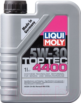 Моторное масло Liqui Moly Top Tec 4400 5W30 / 2319 (1л)