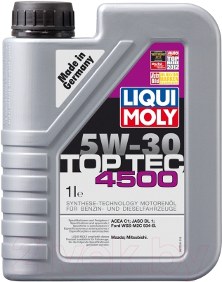 Моторное масло Liqui Moly Top Тес 4500 5W30 / 2317 (1л)
