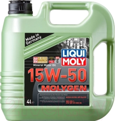 Моторное масло Liqui Moly Molygen 15W50 (4л)