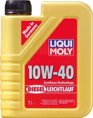 Моторное масло Liqui Moly Diesel Leichtlauf 10W40 / 1386 (1л)