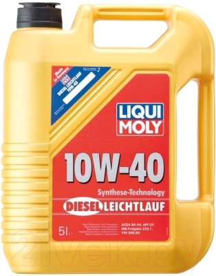 Моторное масло Liqui Moly Diesel Leichtlauf 10W40 / 1387 (5л)