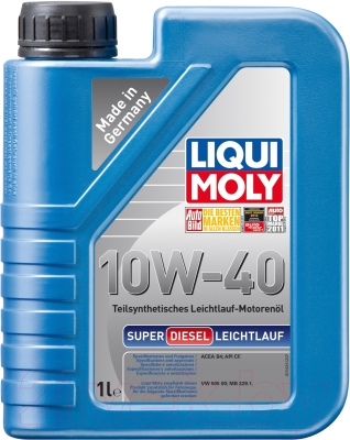 Моторное масло Liqui Moly Super Diesel Leichtlauf 10W40 / 1434 (1л)