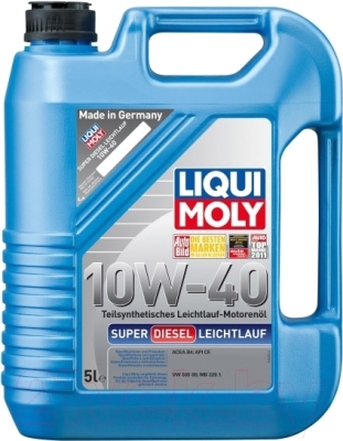 Моторное масло Liqui Moly Super Diesel Leichtlauf 10W40 / 1435 (5л)