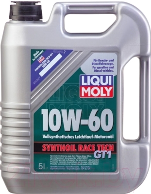 Моторное масло Liqui Moly Synthoil Race Tech GT1 10W60 / 8909 (5л)