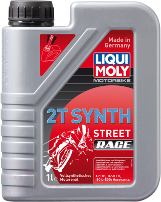 Моторное масло Liqui Moly Motorbike 2T Synth Street Race / 1505 (1л)