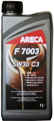 Моторное масло Areca F7003 5W30 C3 / 11131 (1л)