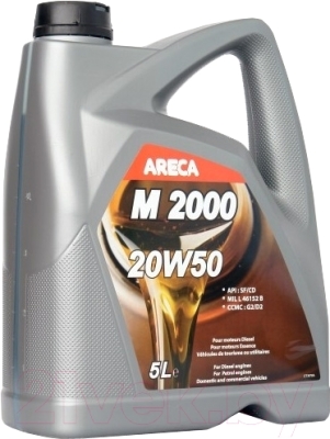 Моторное масло Areca M2000 20W50 / 13142 (5л)