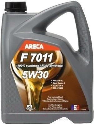 Моторное масло Areca F7011 5W30 / 11143 (5л)