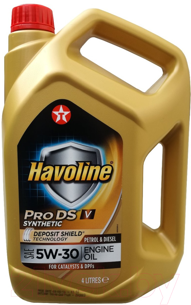 Texaco Havoline ProDS V 5W30 / 804038MHE 4л Моторное масло купить в Минске,  Гомеле, Витебске, Могилеве, Бресте, Гродно