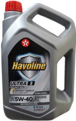 Моторное масло Texaco Havoline Ultra S 5W40 / 801339MHE (4л)