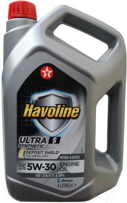 Моторное масло Texaco Havoline Ultra S 5W30 / 801338MHE (4л)